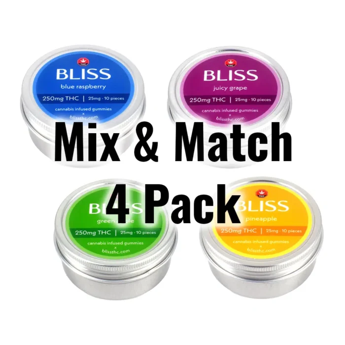 Bliss 4 Pack Gummies