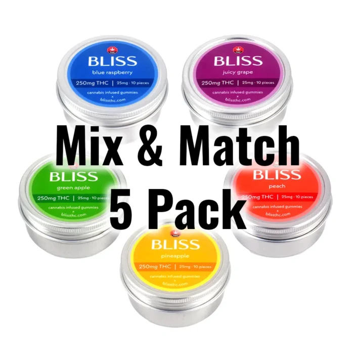 Bliss 5 Pack Gummies